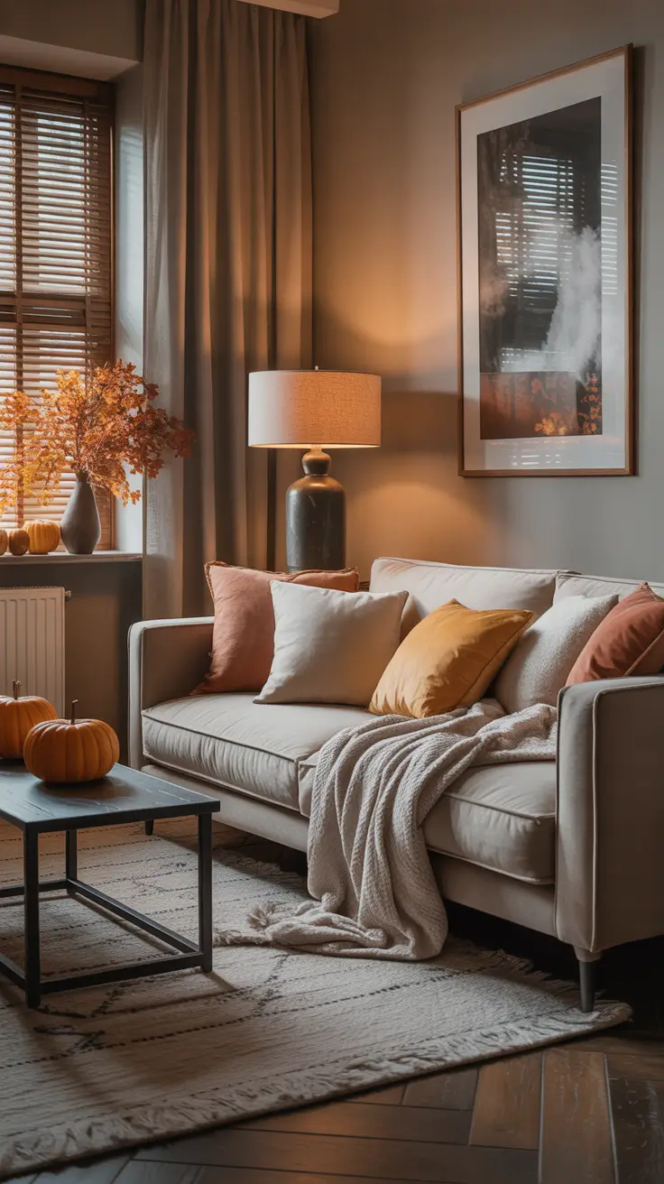 Fall Halloween Decor Ideas 2026 Living Room Fall And Halloween Decor Ideas With Texture