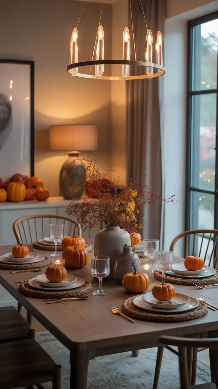 Fall Halloween Decor Ideas 2026 Fall And Halloween Decor Ideas Dining Room With Elegant Autumn Table