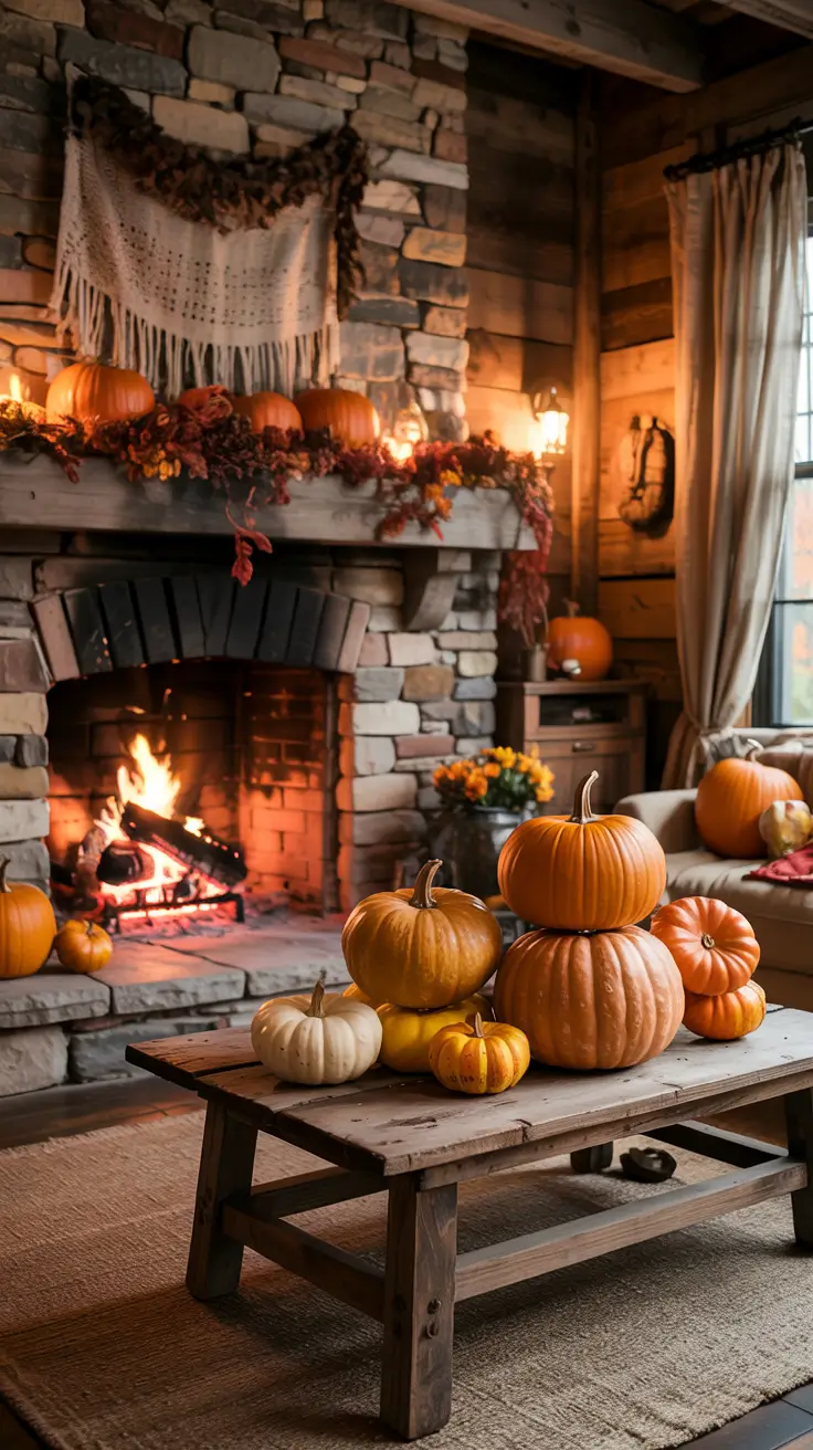 Rustic Textures That Define Farmhouse Halloween Decor Ideas