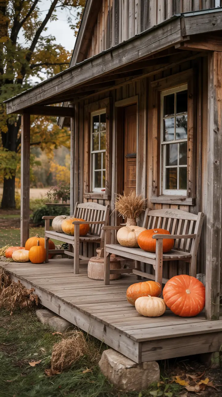 Outdoor Farmhouse Halloween Decor Ideas With Rustic Simplicity