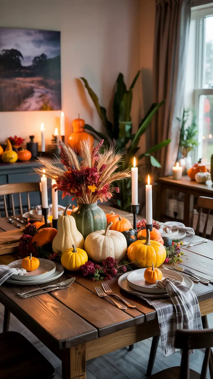Farmhouse Halloween Dining Table Decor Ideas For Warm Gatherings