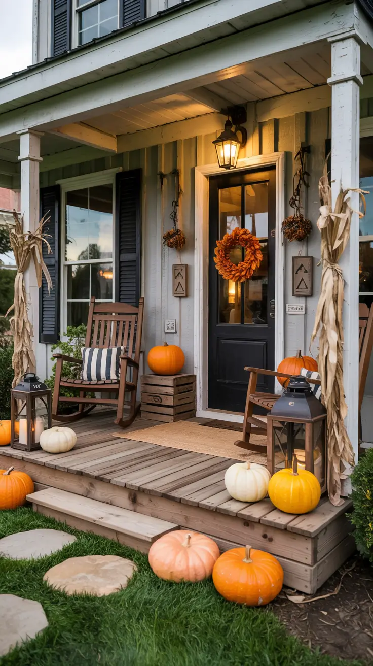 Farmhouse Halloween Decor Porch Ideas With Vintage Details