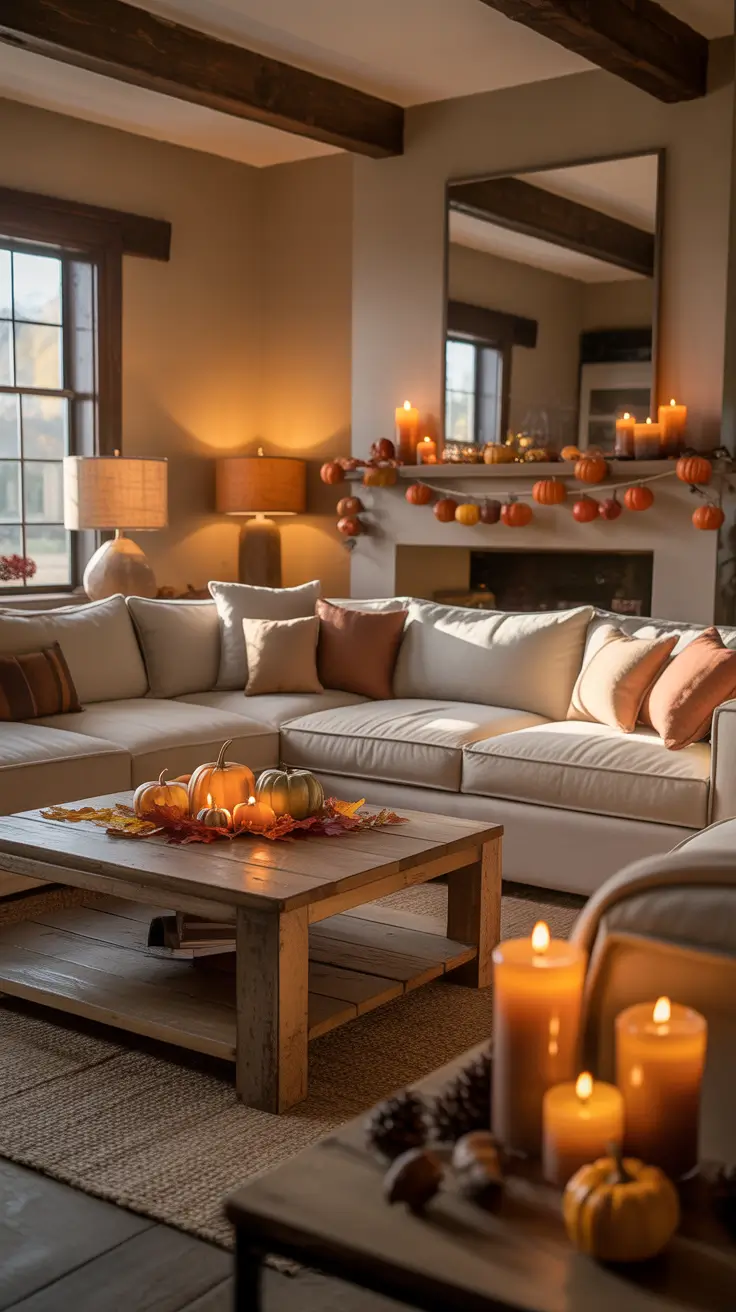 Indoor Halloween Decor Ideas Living Room Farmhouse Style