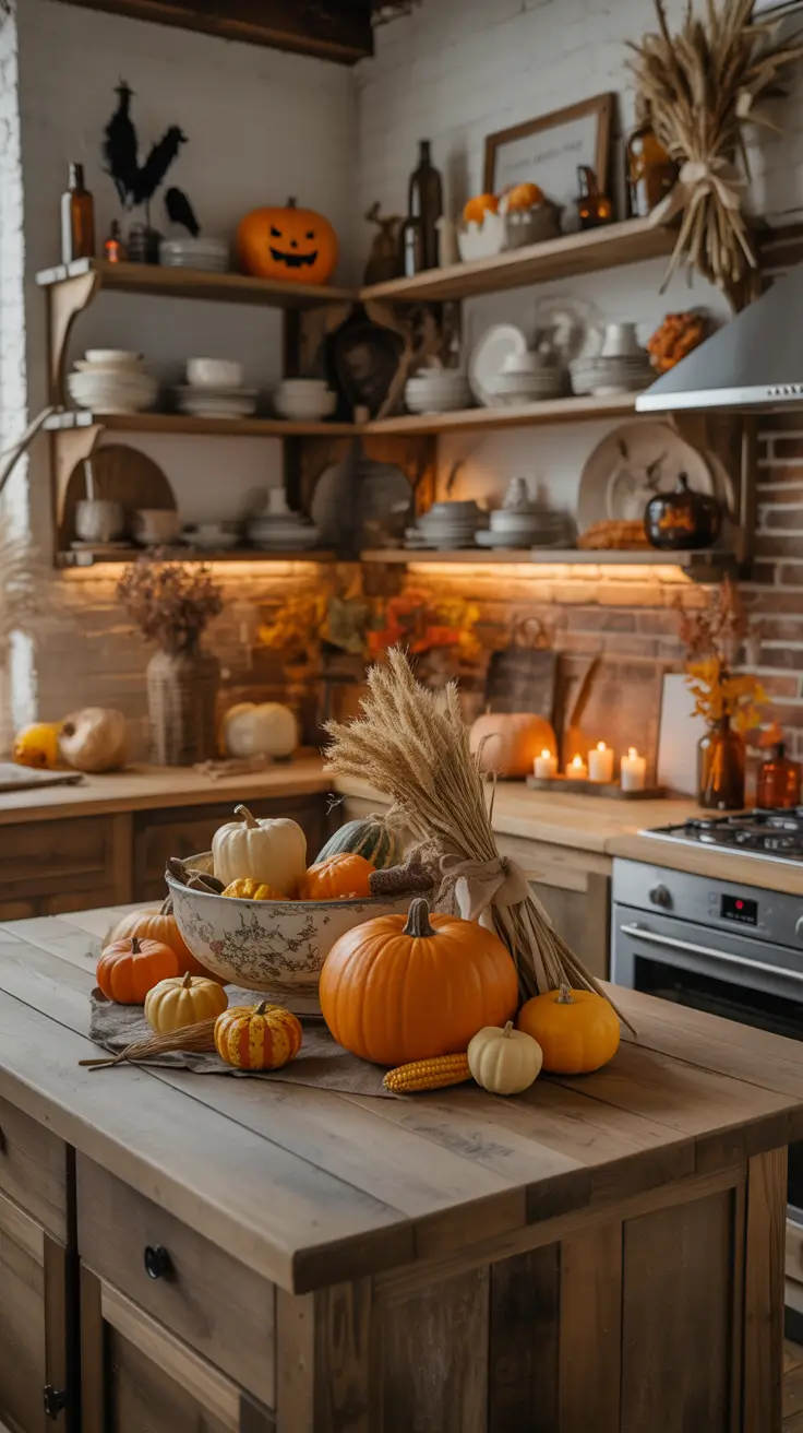 Halloween Kitchen Decor Ideas Farmhouse With Rustic Accents