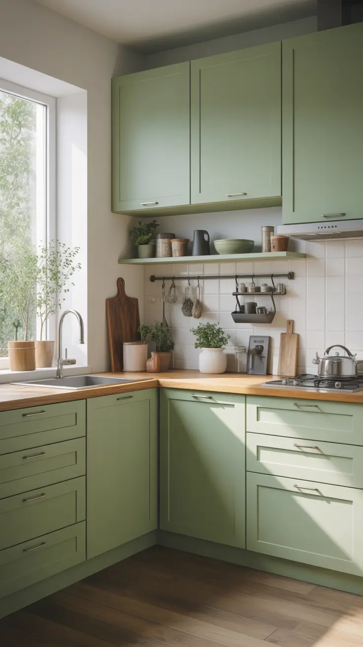 Green Kitchen Ideas 2026 Fresh Sage Green Kitchen Ideas For Small Corners