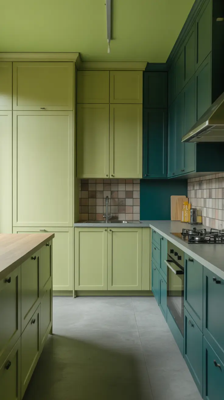Green Kitchen Ideas 2026 Trending Green Kitchen Ideas Paint Colours From Sage To Bottle