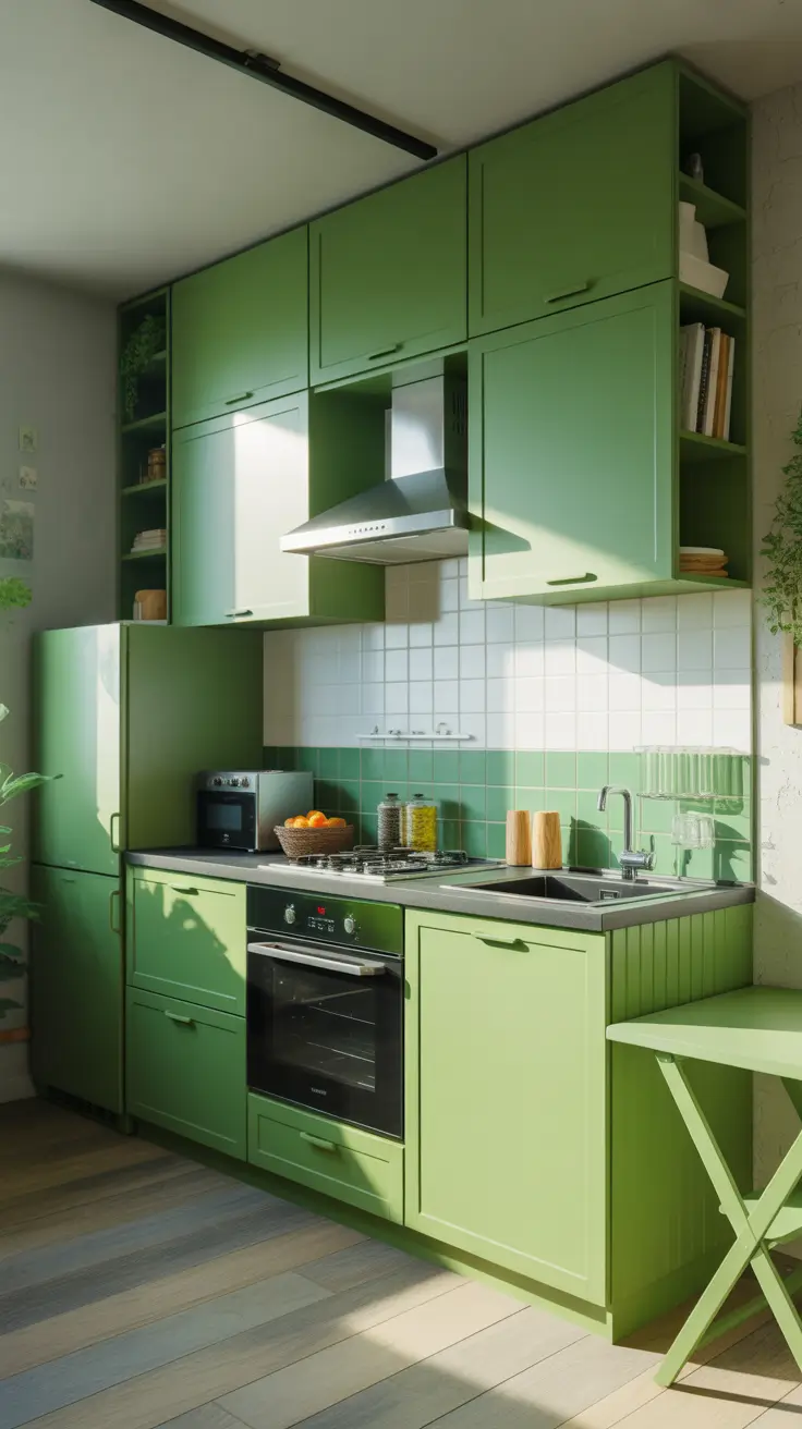 Green Kitchen Ideas 2026 Smart Green Kitchen Ideas For Small Spaces That Feel Light And Airy