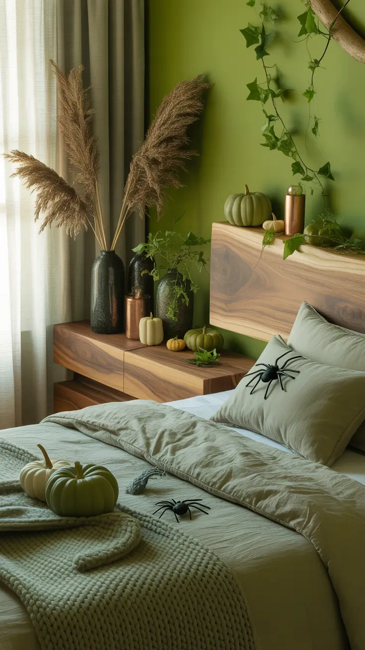 Halloween Bedroom Decor 2026 Green Halloween Bedroom Decor For A Fresh Spooky Mood