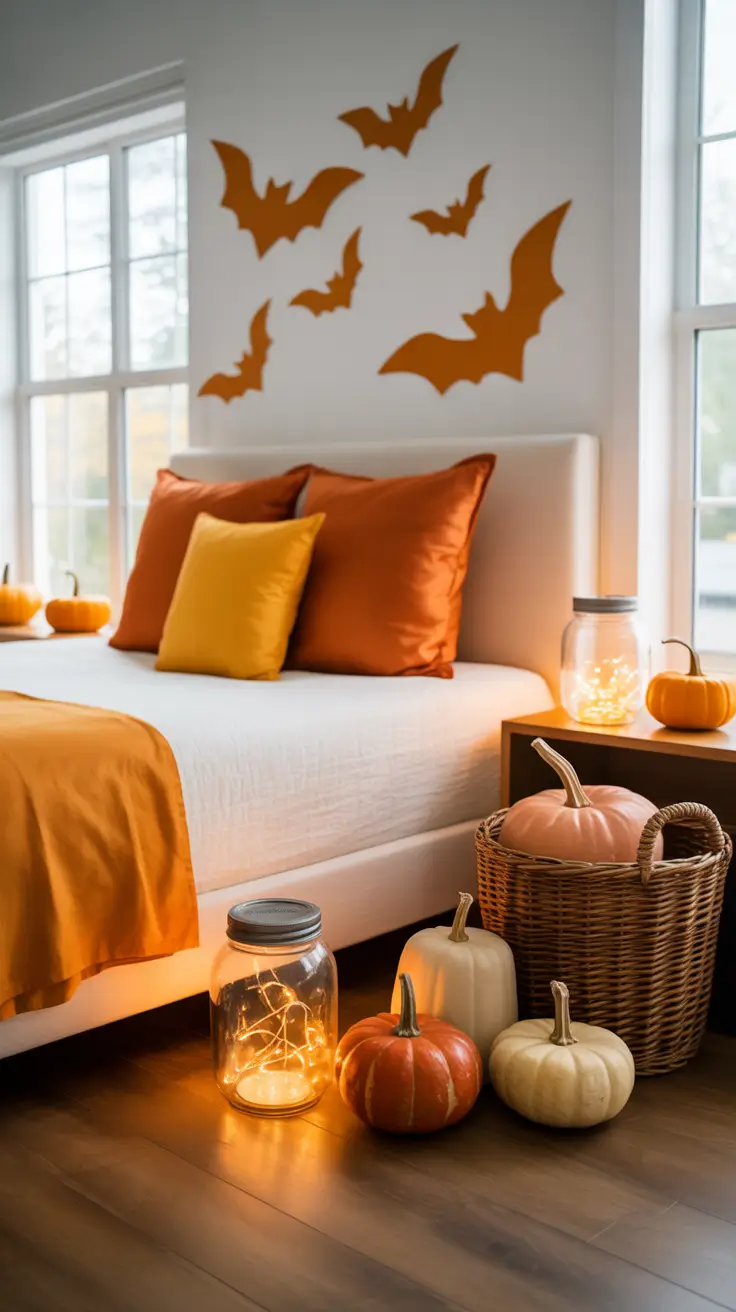 Halloween Bedroom Decor 2026 Cozy Fall Halloween Bedroom Decor With Warm Neutrals
