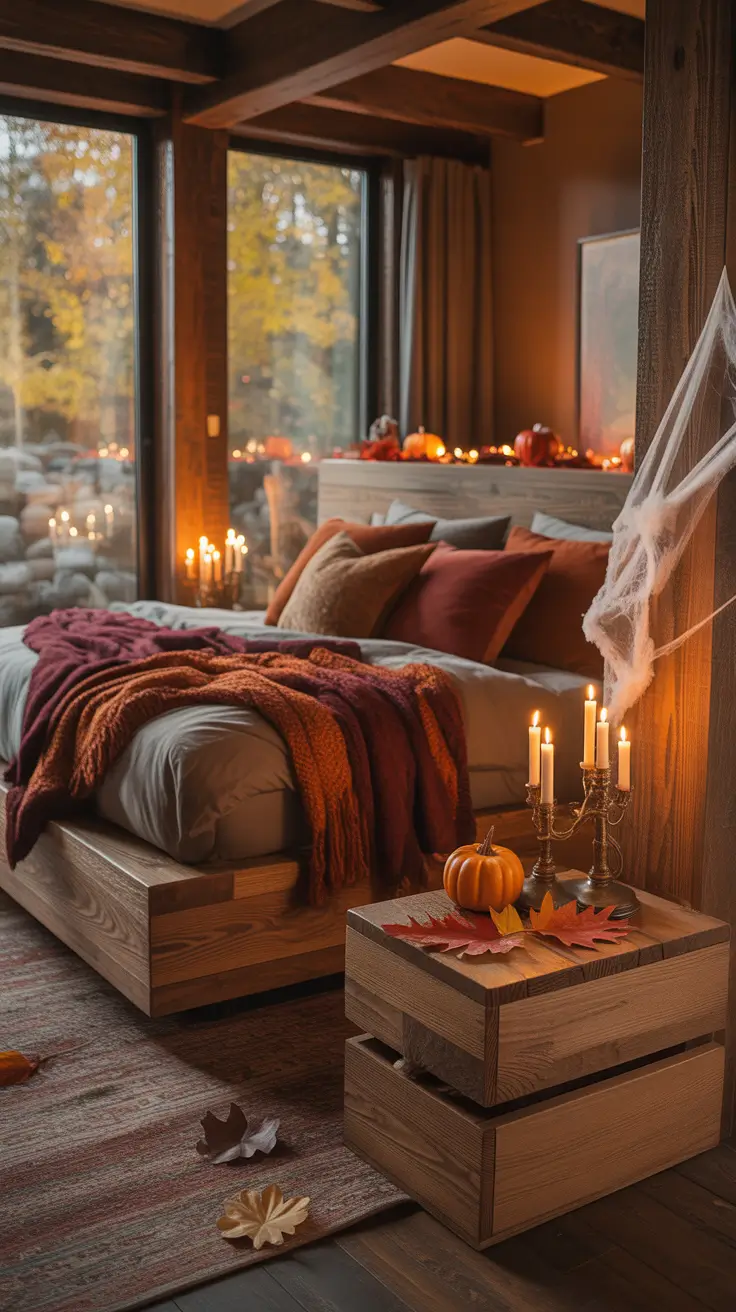 Halloween Bedroom Decor 2026 Rustic Halloween Bedroom Decor Inspired By Nature