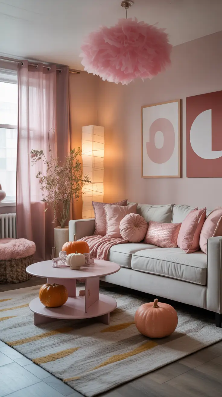Pink Halloween Decor Ideas For A Playful Interior Look
