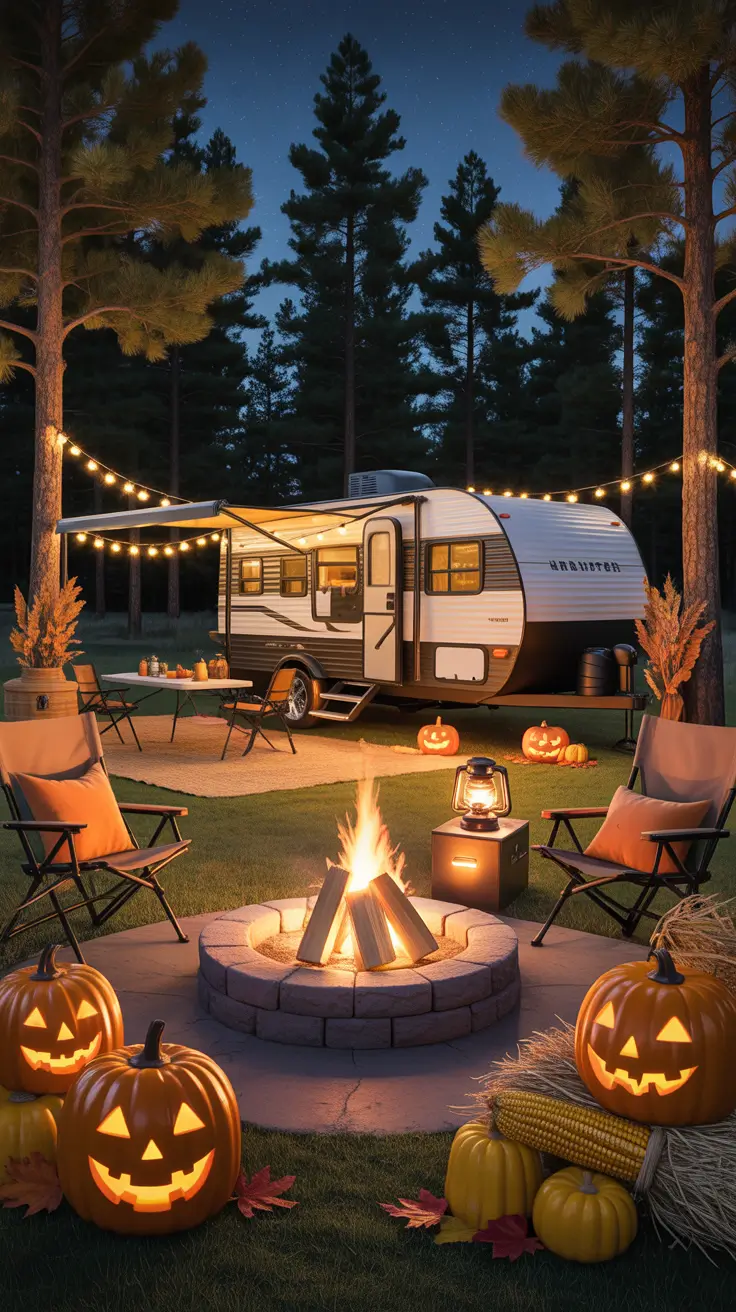 Halloween Decor Ideas For Campsite And Cozy Campfire Evenings