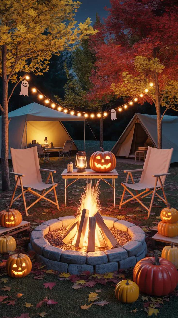 Halloween Decor Ideas For Campsite And Cozy Campfire Evenings