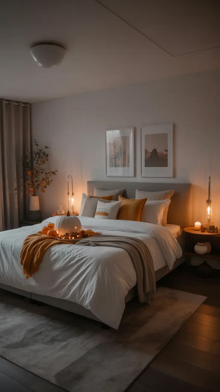 Halloween Decor Ideas Bedroom Styling With Soft Seasonal Accents