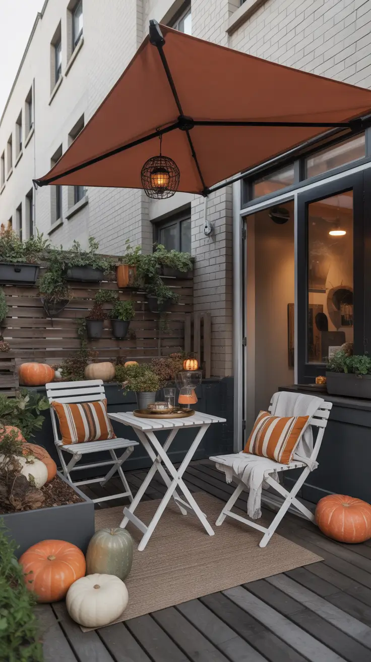 Halloween Decor Ideas Balcony With Autumn Garden Charm