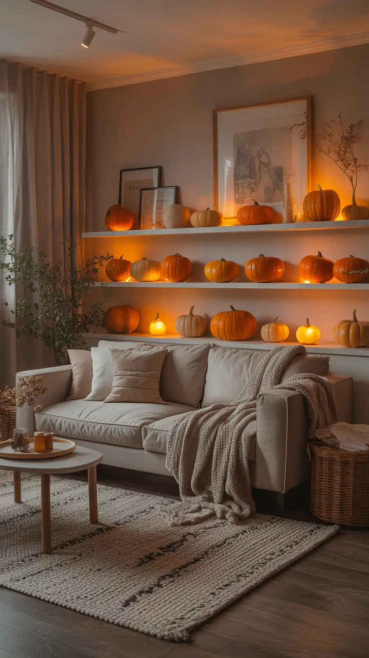 Halloween Decor Ideas Indoor With Cozy Interior Details