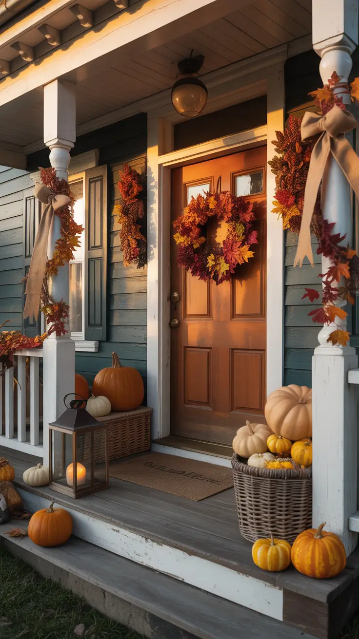 Halloween Door Hangers Ideas 2026 Classic Harvest Wreath Halloween Door Hangers Ideas