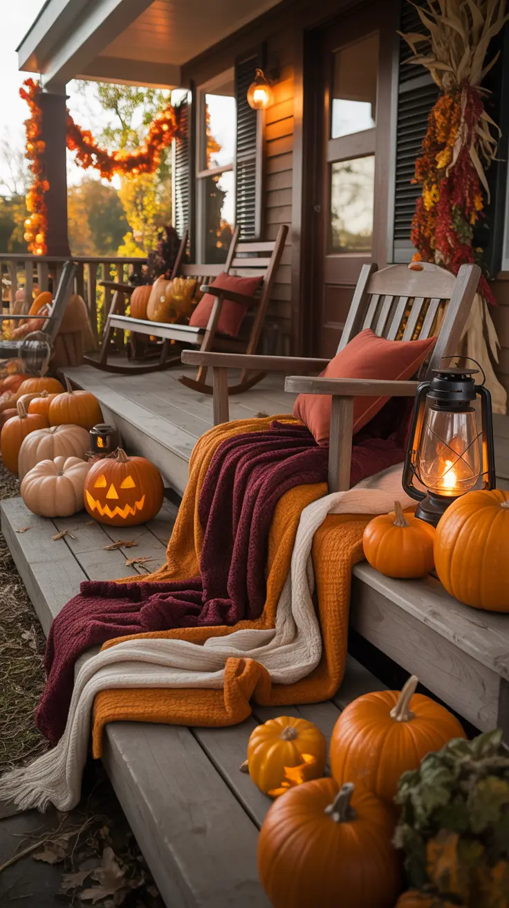 Fall And Halloween Front Porch Decor Ideas For A Cozy Seasonal Entrance