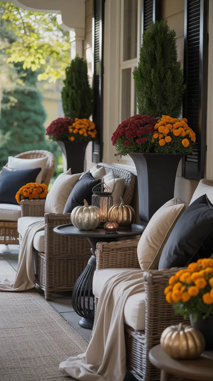 Halloween Decor Ideas For The Home Front Porch With Elegant Details