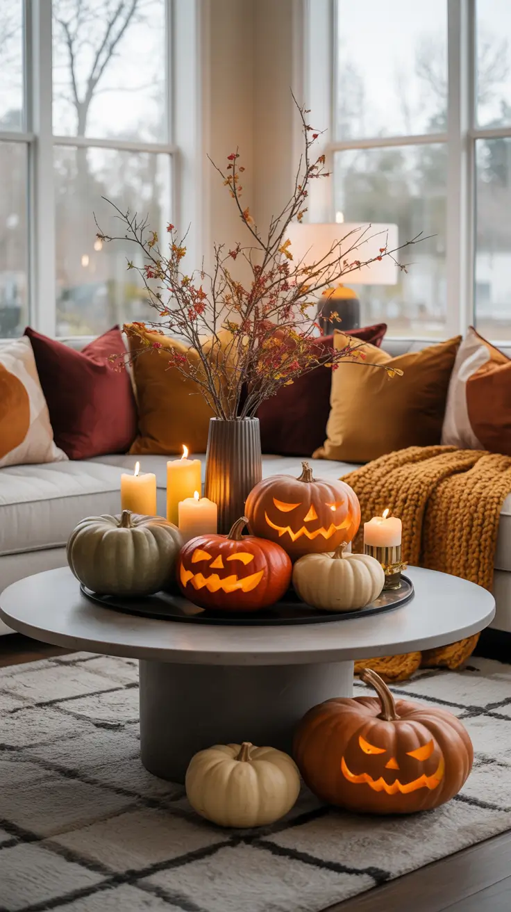 Halloween Home Decor Ideas 2026 Living Room Halloween Home Decor Ideas With Statement Centerpieces