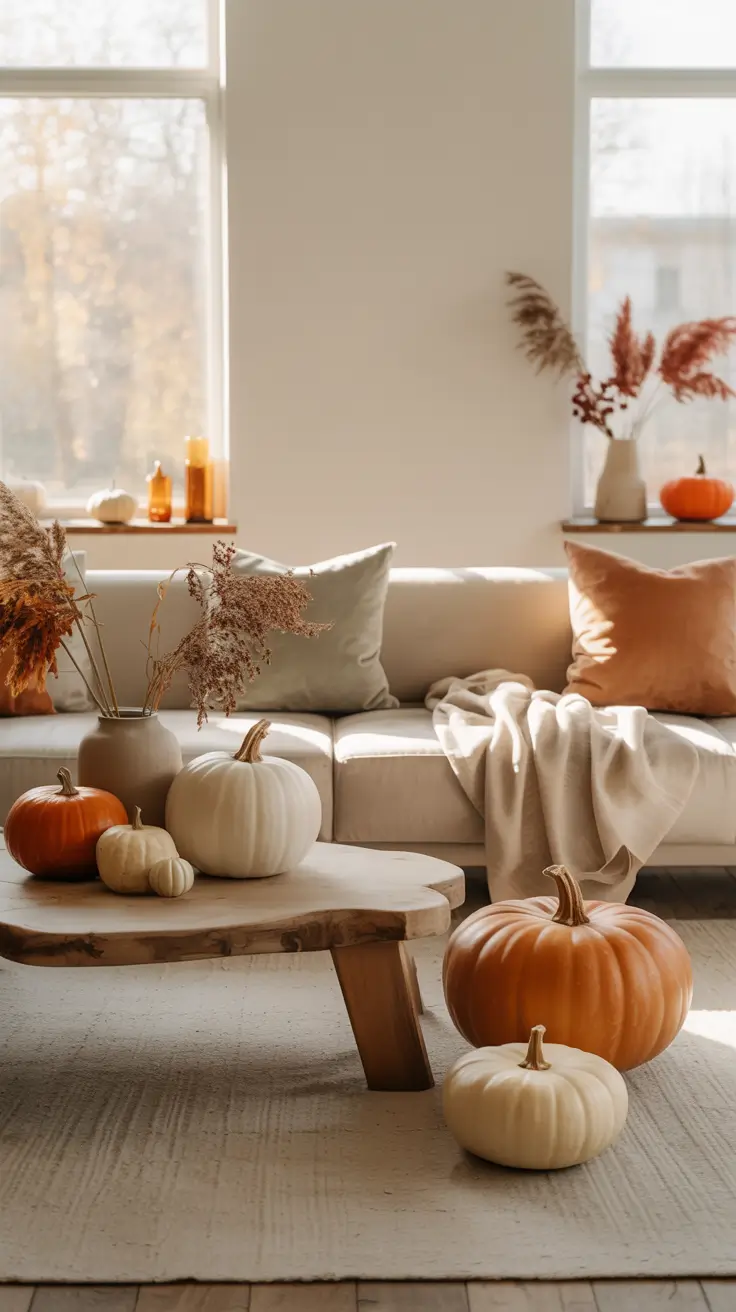 Halloween Home Decor Ideas 2026 Soft Neutral Halloween Home Decor Ideas With Natural Light