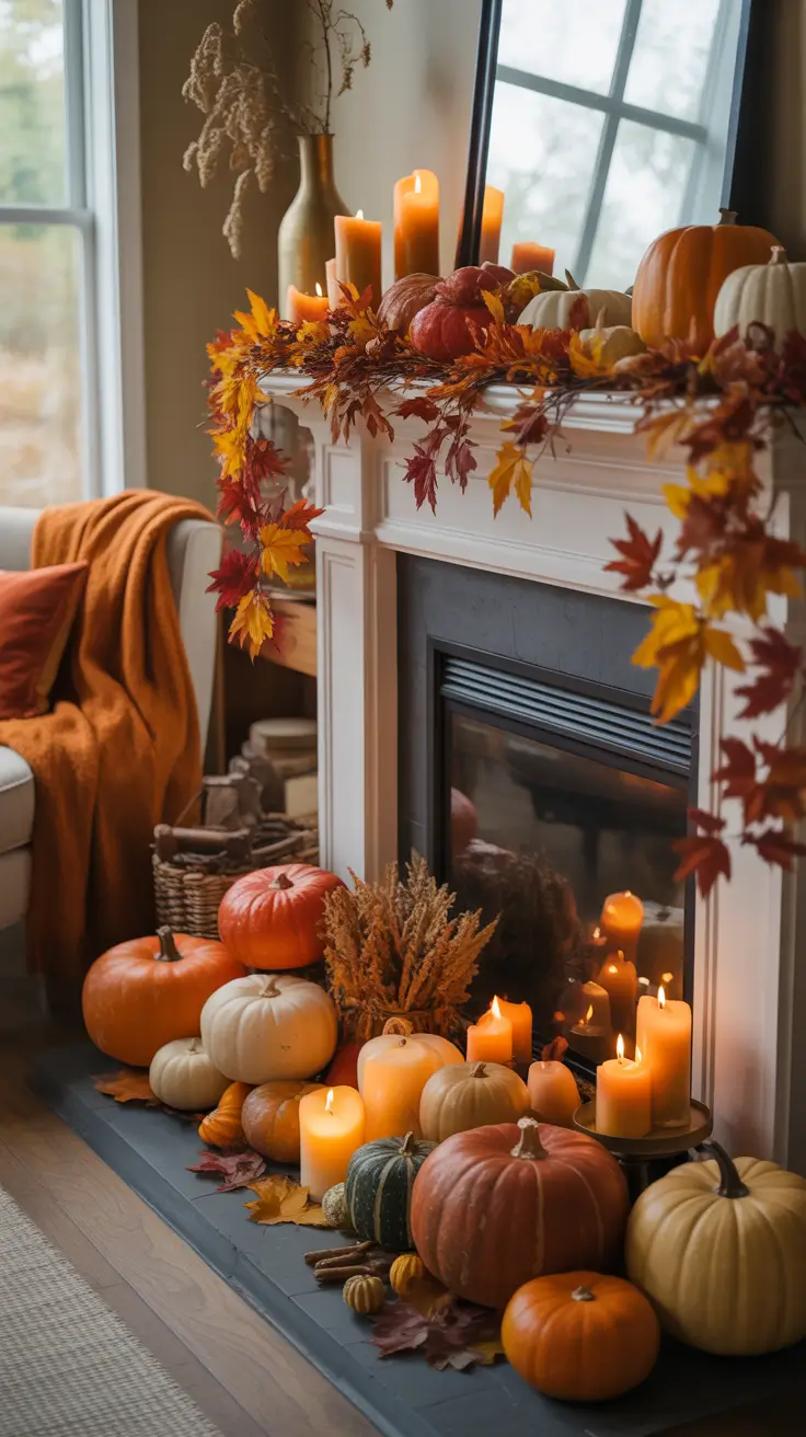 Halloween Mantle Ideas 2026 Indoor Halloween Decor Ideas Mantle Styling For Warm Spaces