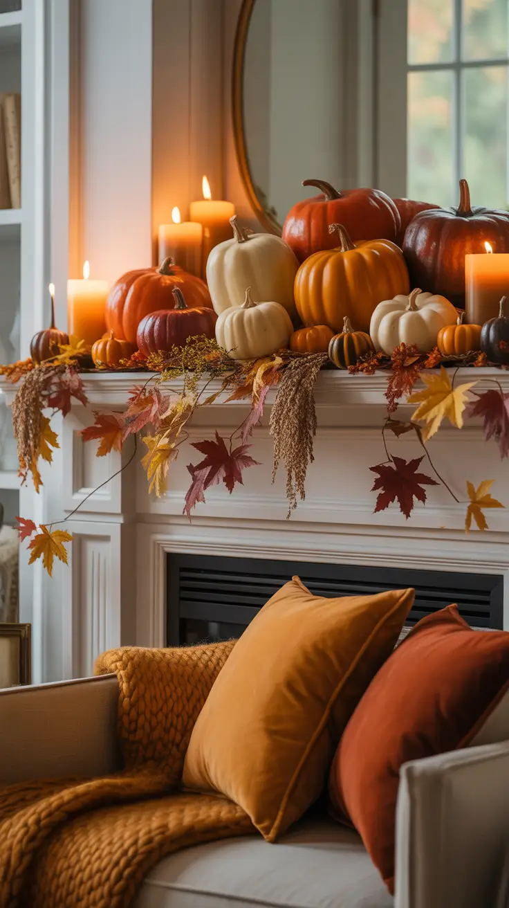 Halloween Mantle Ideas 2026 Indoor Halloween Decor Ideas Mantle Styling For Warm Spaces