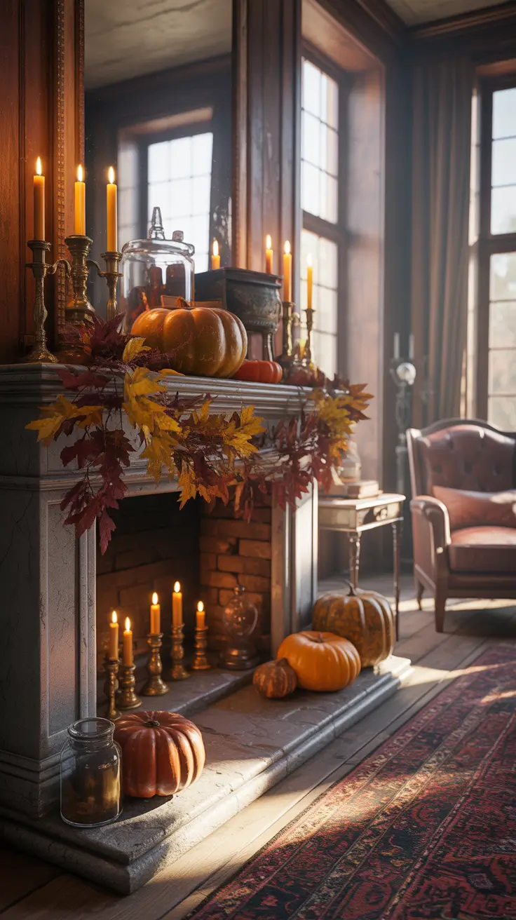 Halloween Mantle Ideas 2026 Vintage Halloween Mantle Ideas With Timeless Character