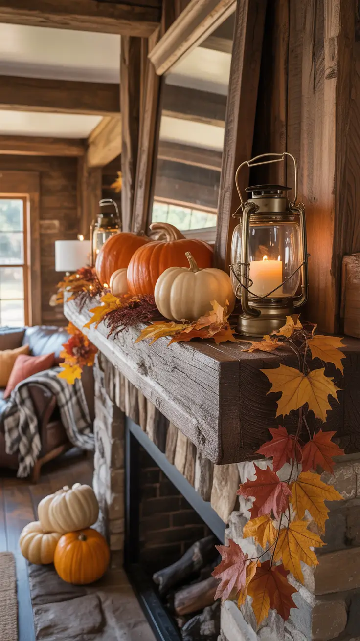 Halloween Mantle Ideas 2026 Farmhouse Halloween Mantle Ideas With Rustic Warmth