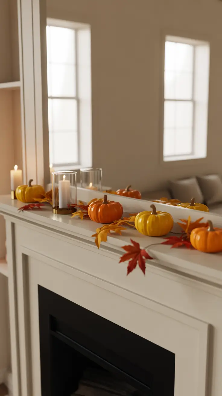 Halloween Mantle Ideas 2026 Classic Jack-O-Lantern Halloween Mantle Ideas With Family Charm