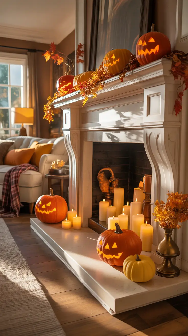 Halloween Mantle Ideas 2026 Halloween Mantle Ideas Living Room Looks For Cozy Nights