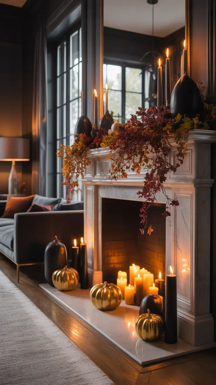 Halloween Mantle Ideas 2026 Halloween Mantle Ideas Classy Designs With Elevated Details
