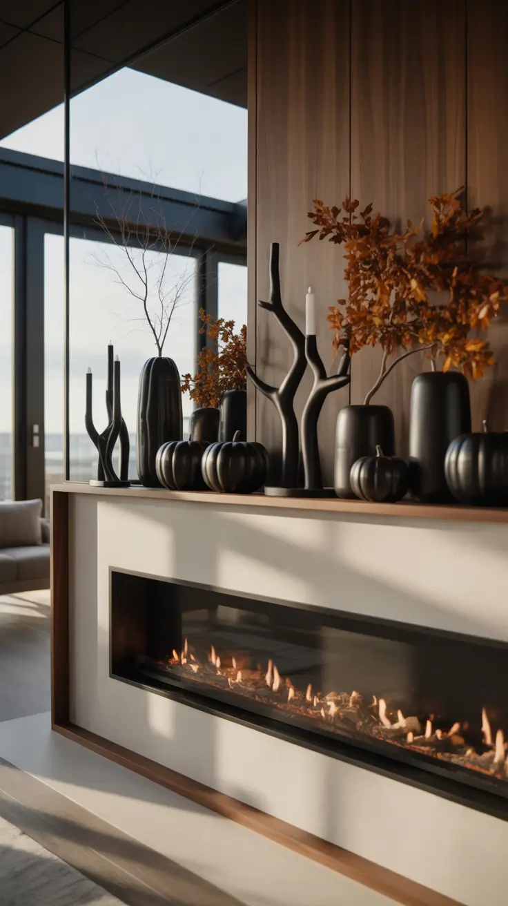 Halloween Mantle Ideas 2026 Halloween Mantle Ideas Modern Statements For Sleek Homes