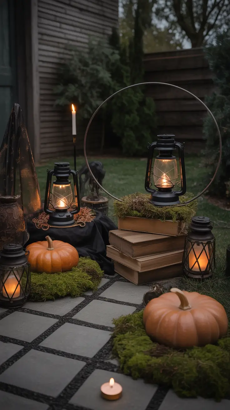 Halloween Outdoor Decorations 2026 Witchcore Lantern And Candle Scenes