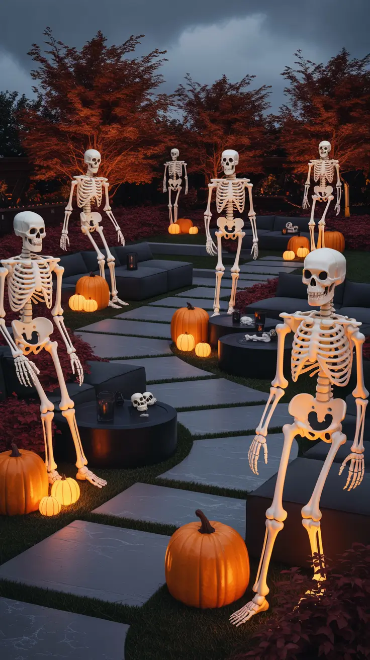 Halloween Outdoor Decorations 2026 Halloween Outdoor Decorations Skeleton Displays With Attitude