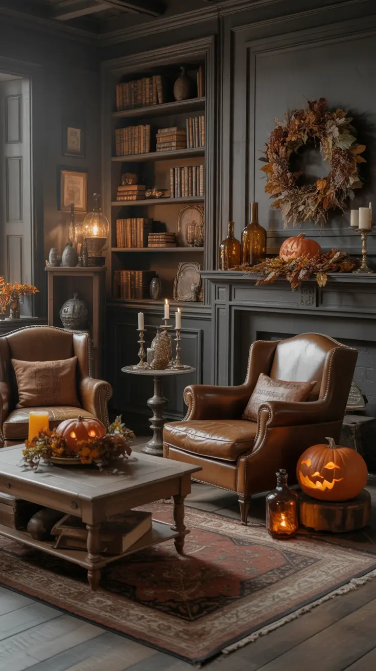 Halloween Room Decor Ideas Vintage With Dark Romantic Mood