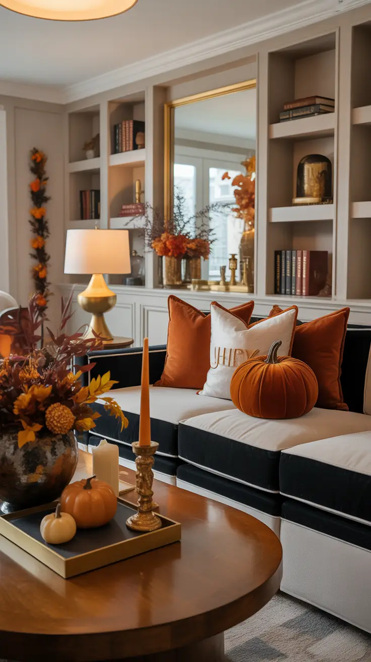 Halloween Room Decor Ideas Elegant Autumn Living Room