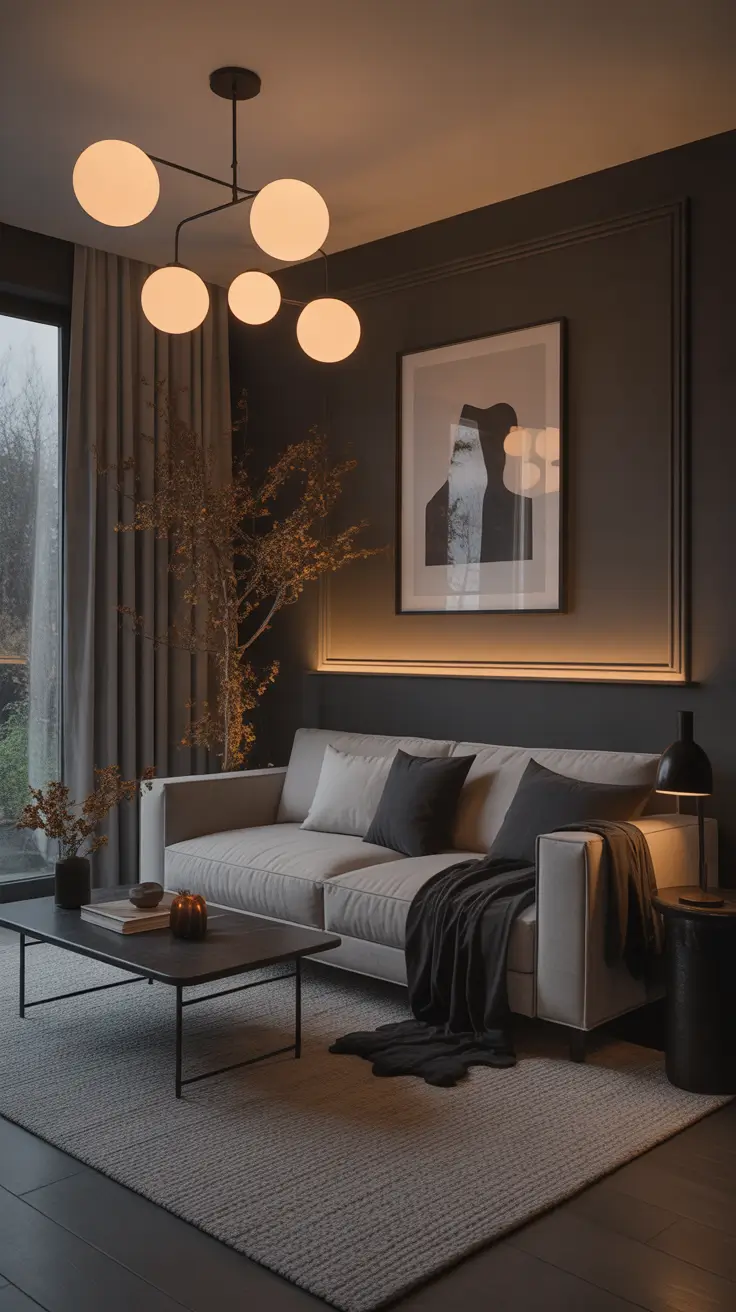 Halloween Room Decor Ideas Aesthetic With Moody Lighting