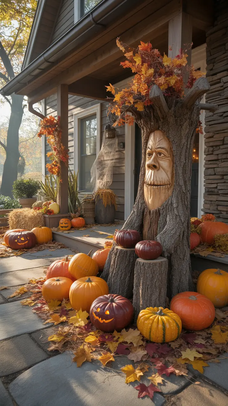 Halloween Tree Ideas 2026 Tree Trunk Halloween Ideas For Outdoor Porch Displays