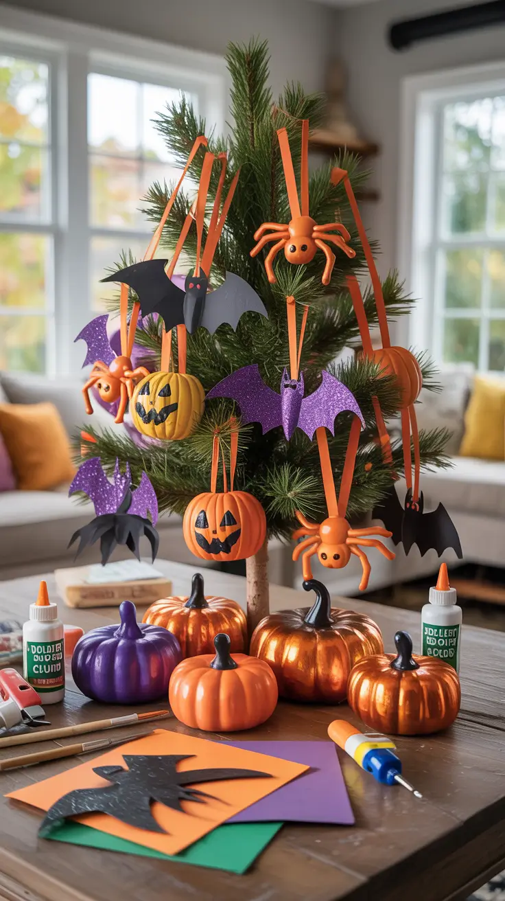 Halloween Tree Ideas 2026 Dollar Tree Halloween Crafts Diy Ideas For Tree Decorations