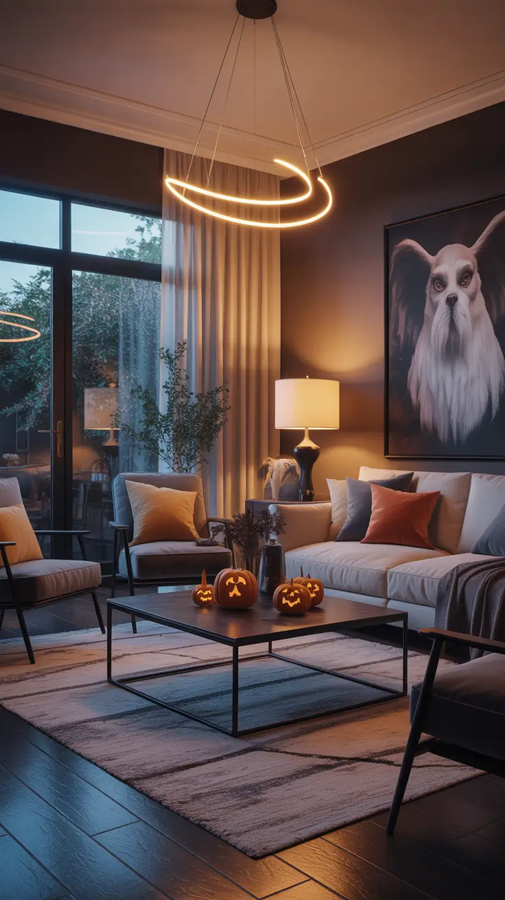 Party Ready Indoor Halloween Decor Ideas For Living Room Decor