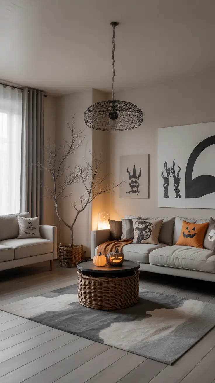 Indoor Halloween Decor Ideas Simple Looks That Still Feel Magical