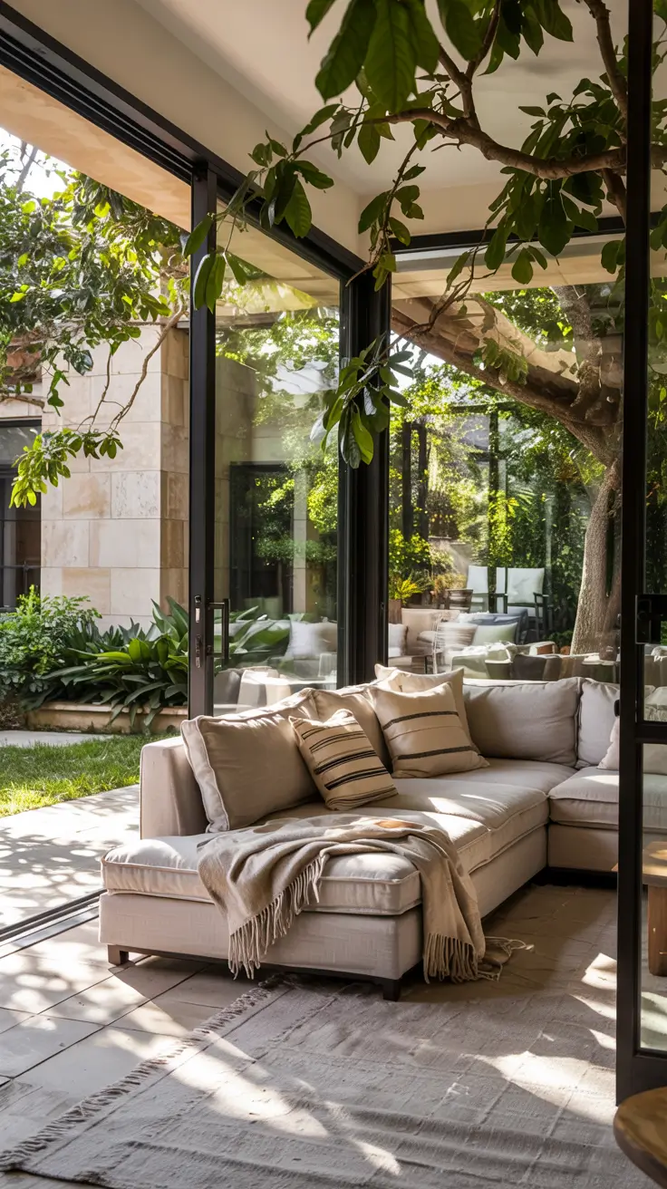 indoor - outdoor living room 2026 Indoor–Outdoor Living Room Ideas That Define 2026 Living