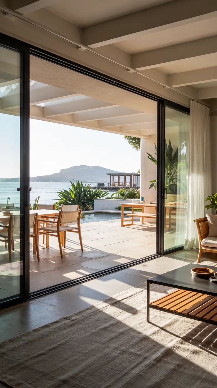 indoor - outdoor living room 2026 Sliding Doors That Blur The Line Between Inside And Outside