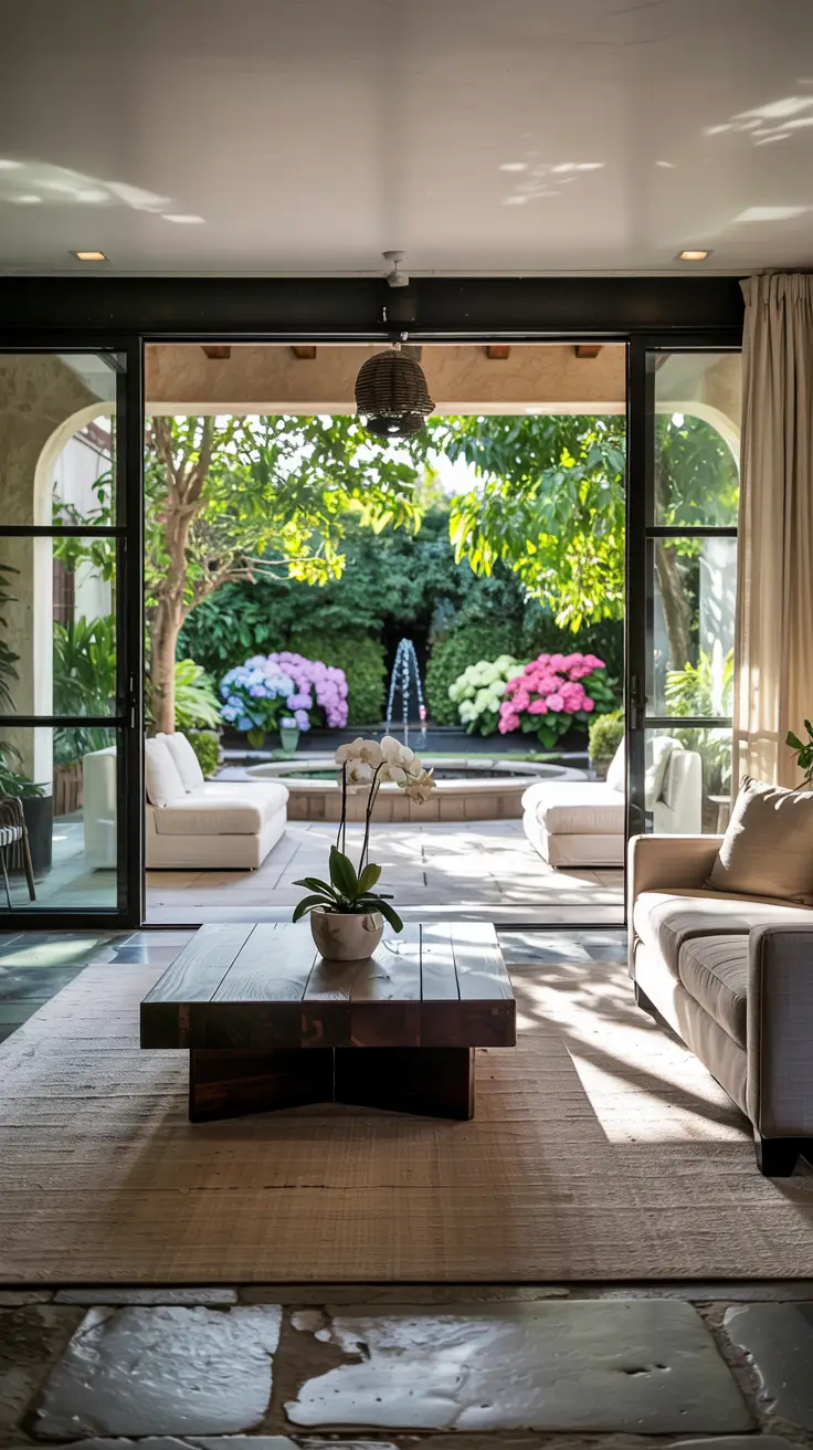 indoor - outdoor living room 2026 Sliding Doors That Blur The Line Between Inside And Outside