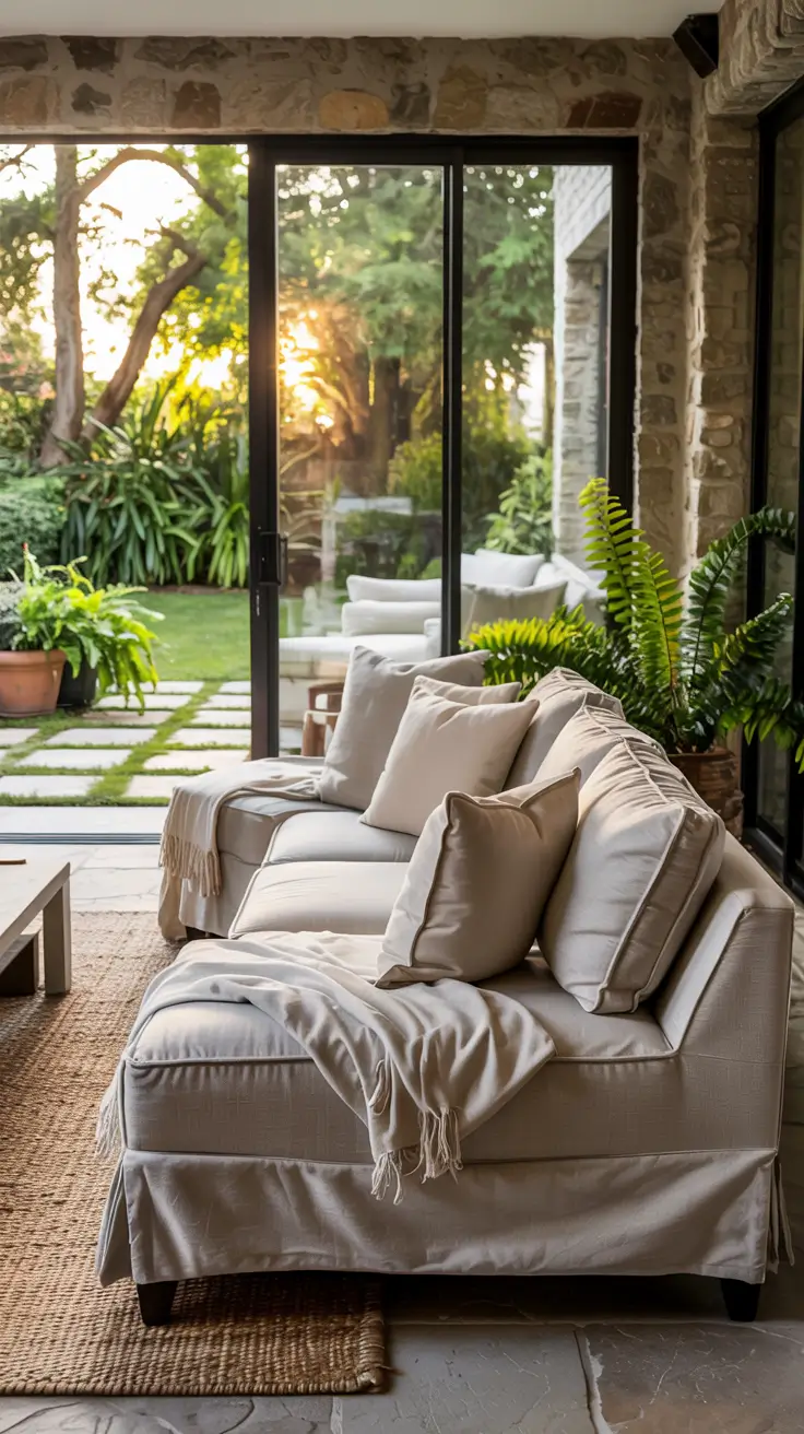 indoor - outdoor living room 2026 Indoor–Outdoor Living Room Layouts That Actually Work