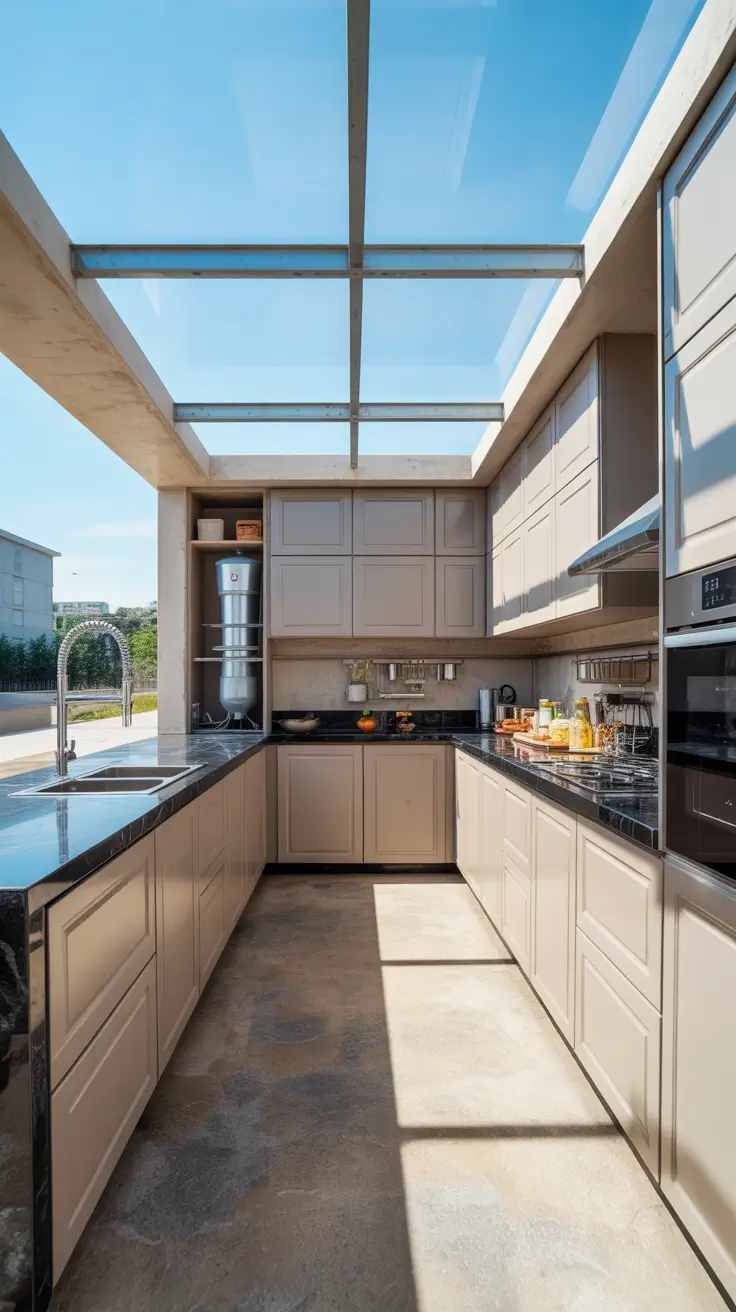 Kitchen Cabinets Ideas 2026 Warm Neutral Kitchen Cabinets Ideas with Statement Faucet