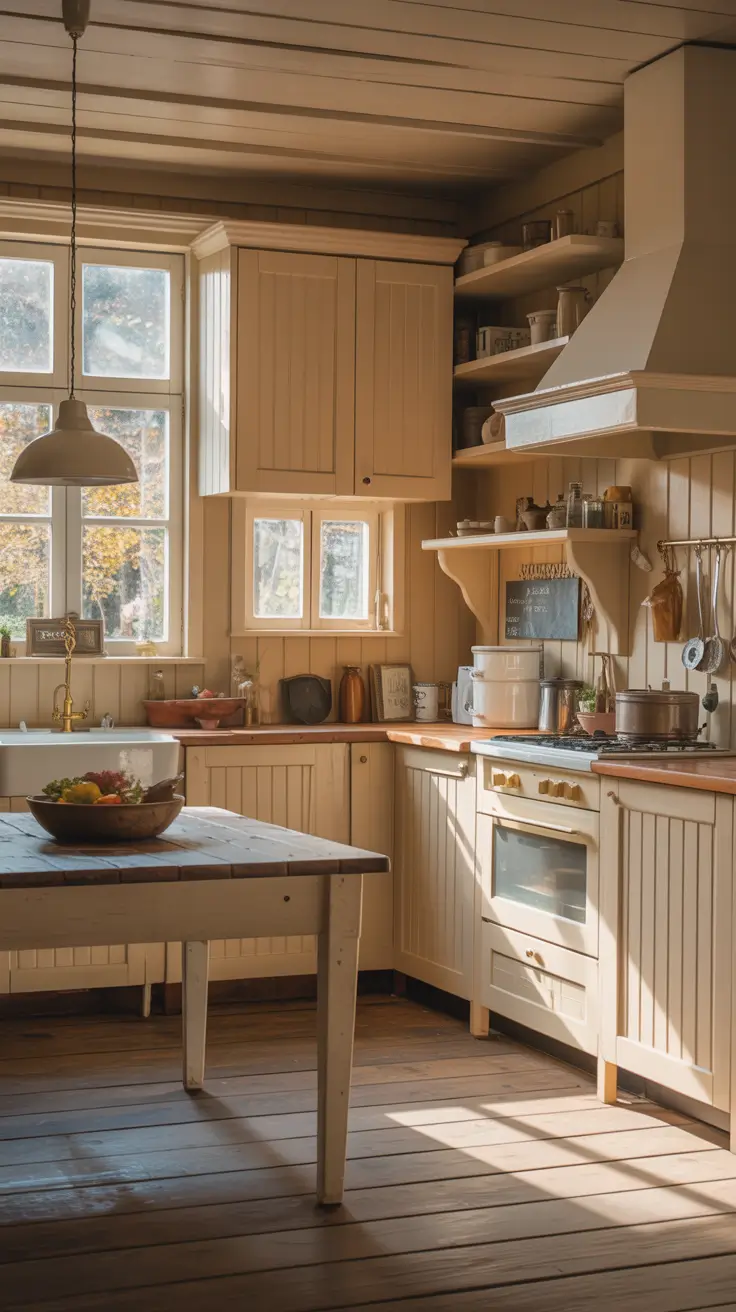 Kitchen Inspiration Ideas 2026 19 — Warm Farmhouse Kitchen Inspiration With Natural Wood