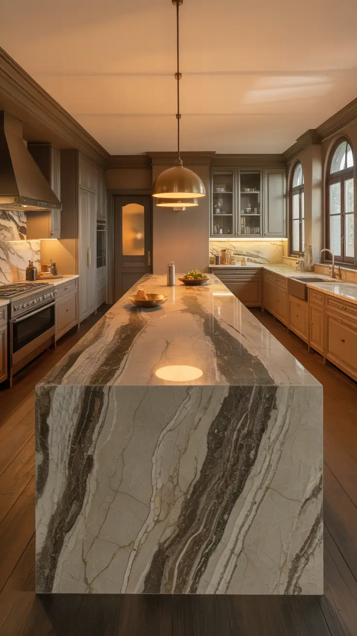 Kitchen Inspiration Ideas 2026 22 — Luxury Marble Island Kitchen Inspiration Ideas
