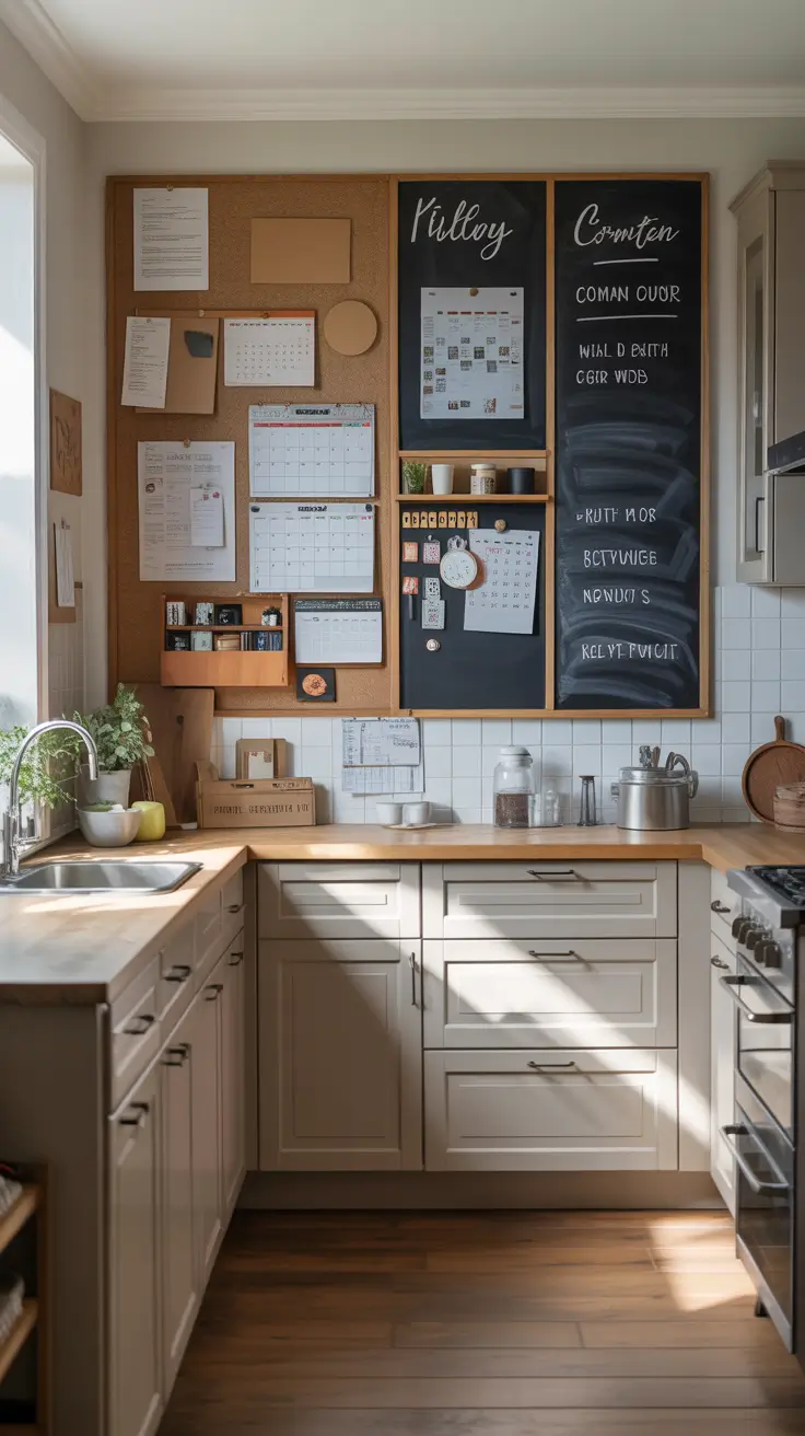 Kitchen Inspiration Ideas 2026 06 — Kitchen Command Center Wall Inspiration Board Ideas For A Blank Wall